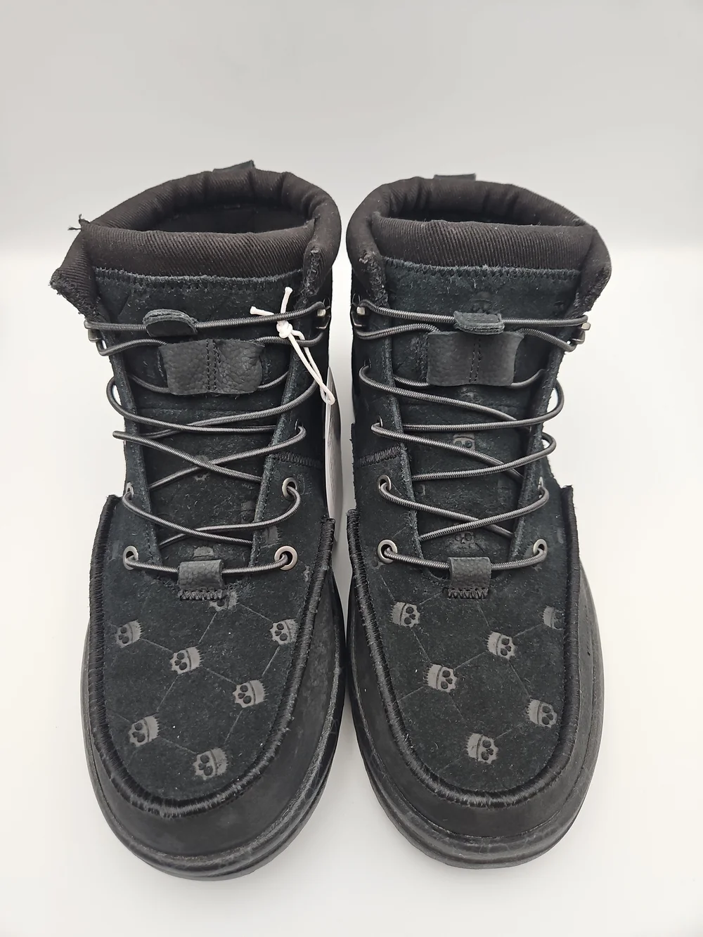 Hey Dude Black Skull-Print Men’s Trek Boots